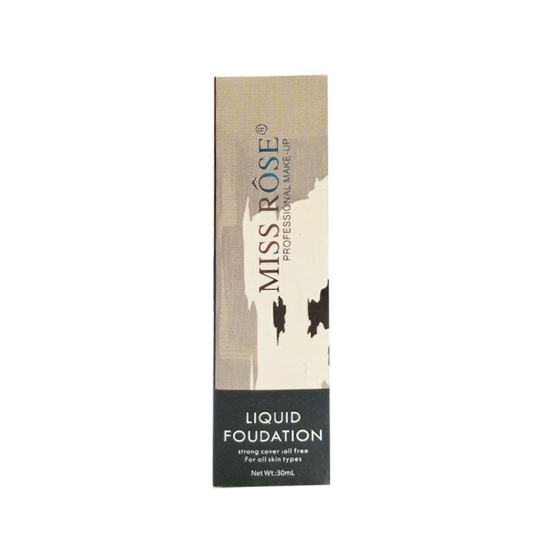 Miss Rose Liquid Foundation applied