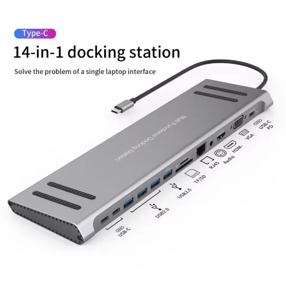 14-in-1 USB-C docking station