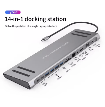 14-in-1 USB-C docking station