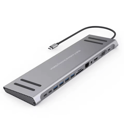 USB-C docking station side angle