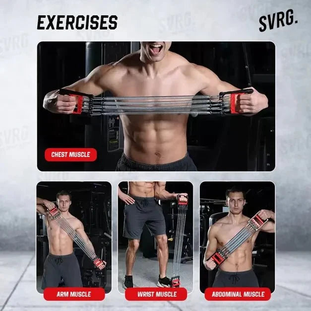 Spring Chest Expander in use