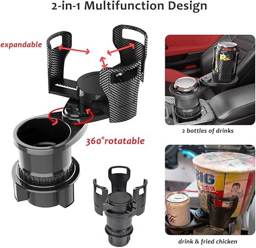 360 degree rotating car drink holder