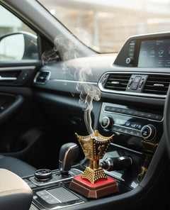 Electric car bakhoor incense burner – front view
