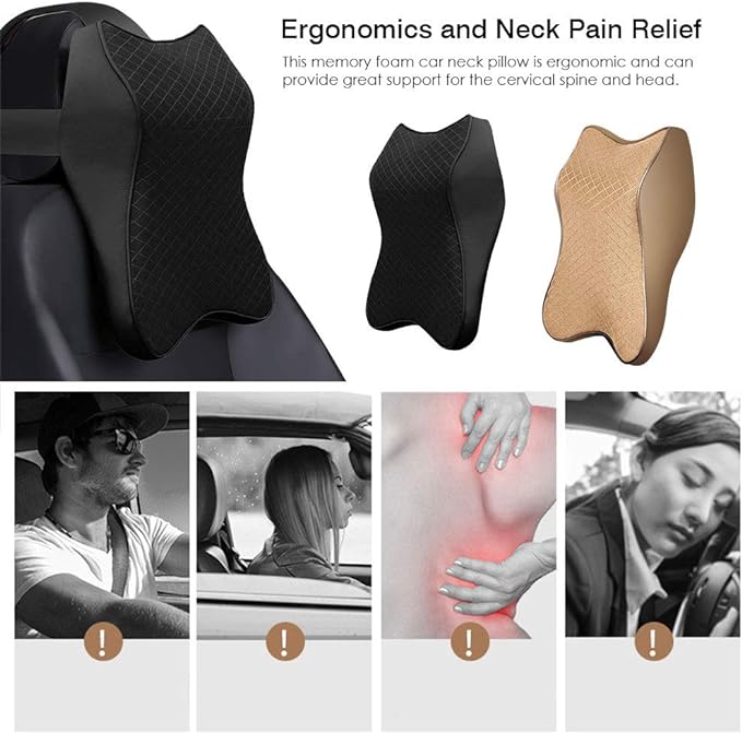 Car seat headrest pillow color options