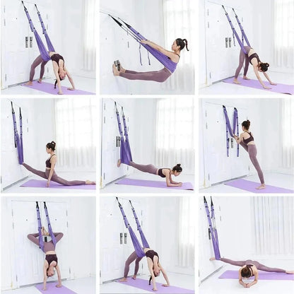 Door Yoga Hammock mounted on door frame