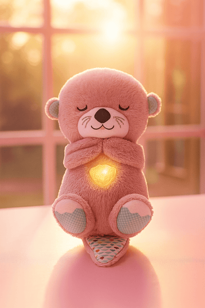 Heartbeat & Light-Up Belly Bear glowing belly feature