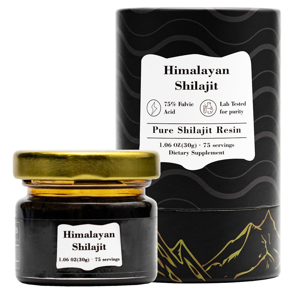 Himalayan Shilajit supplement container