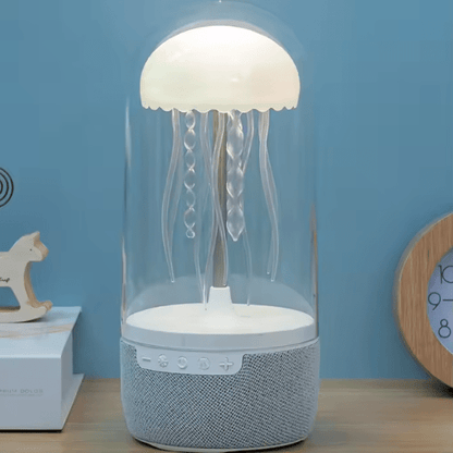 Jellyfish Bluetooth speaker with glowing LED lamp