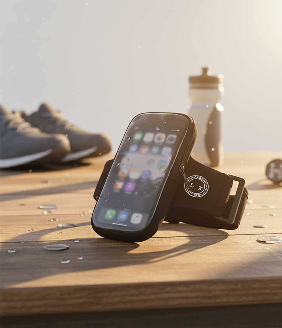 LORDEX Sports Armband worn while running