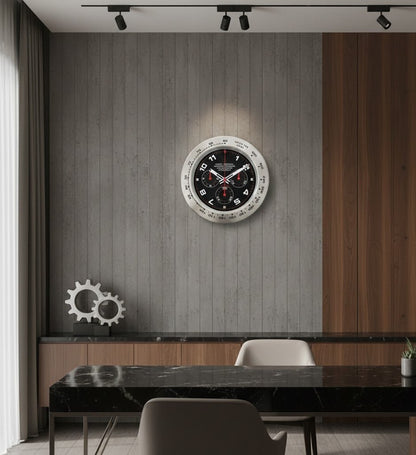 Luxury MasterTime Wall Clock in Black