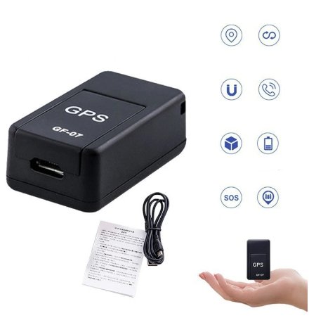 Mini GPS tracker size comparison