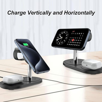 Wireless charger charging a phone