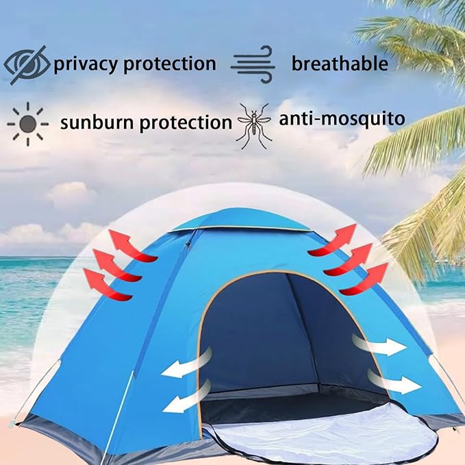 Outdoor Trail Dome Tent setup