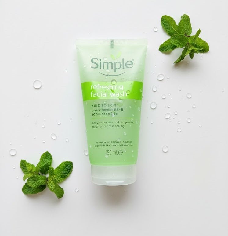 Simple Refreshing Facial Wash packaging