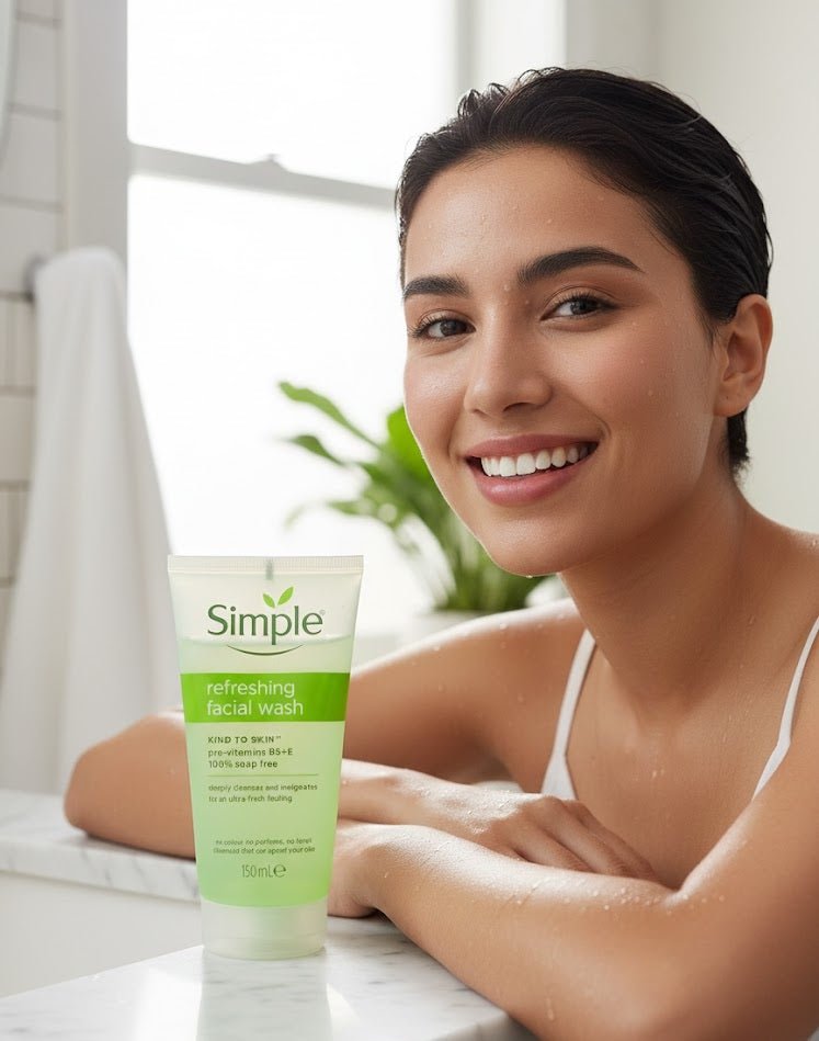 Simple Refreshing Facial Wash label detail