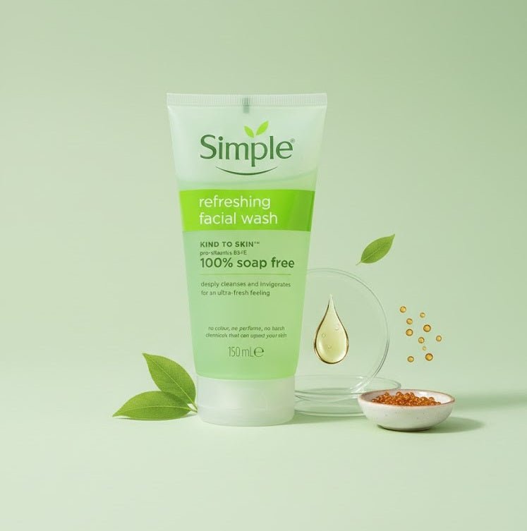 Simple Refreshing Facial Wash bottle