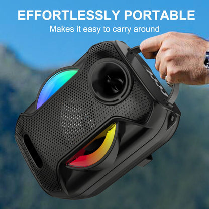 Sing-E Bluetooth speaker on a table