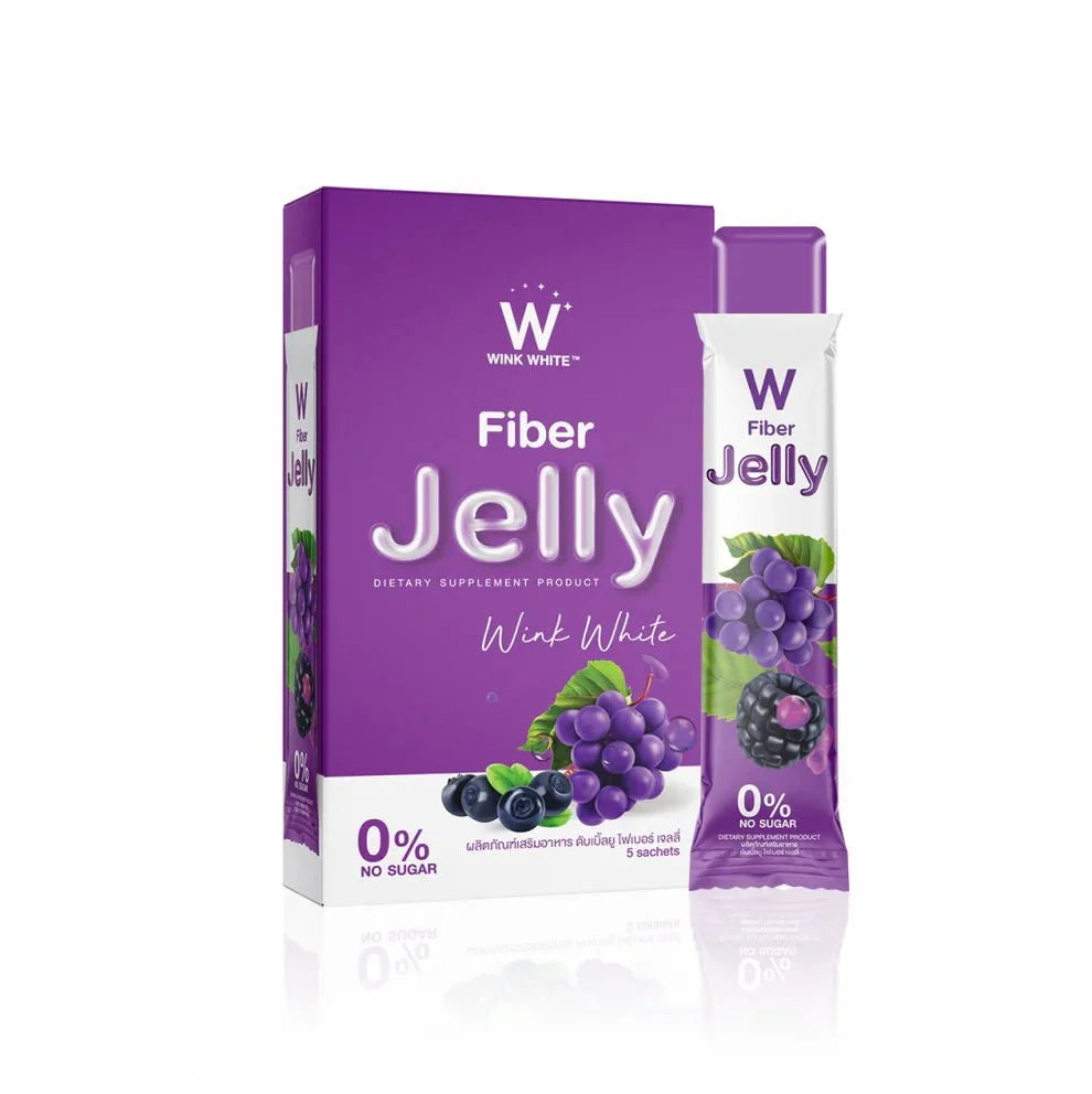 Wink White Fiber Jelly Supplement pieces
