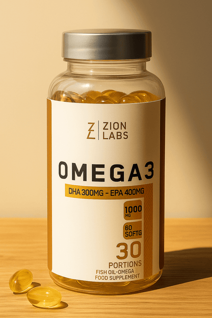 Zion Labs Omega-3 Fish Oil 60 softgels